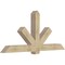 Ekena Millwork Kennewick Rough Sawn Timber Gable Bracket, Douglas Fir, 84"W x 38"H x 6"D x 6"F, 11/12 Pitch GBW084X38X0606KEN00RDF - alternate 4